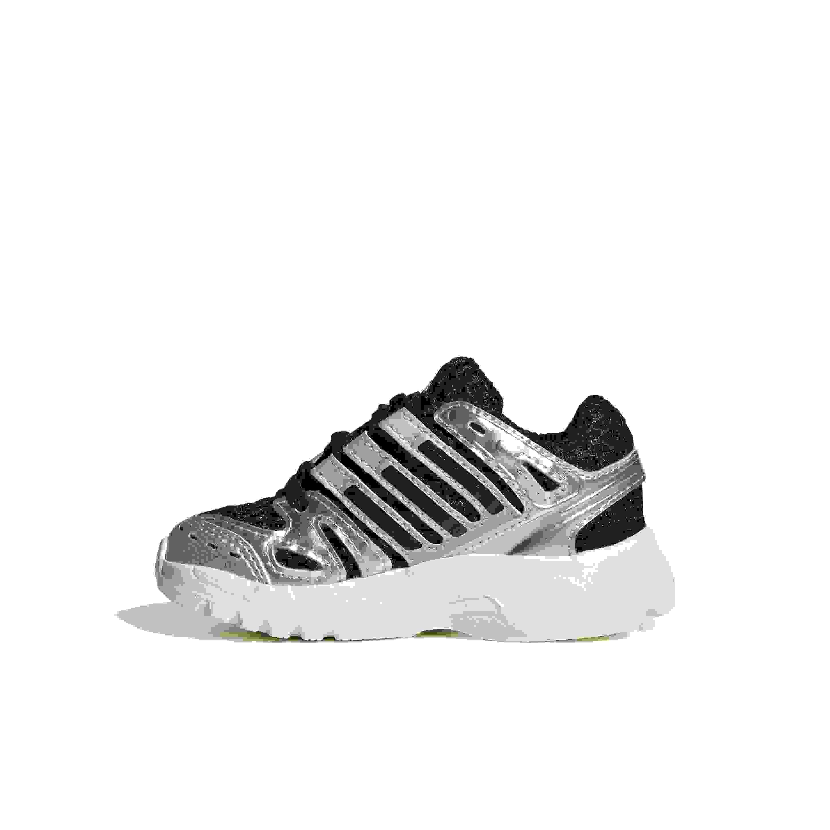 adidas Originals Adistar Control 5 EL Infant Boys' "Core Black/Silver Metallic/Grey One" Shoe